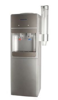 Кулер (диспенсер) для воды компрессорный с нагревом ECOCENTER S-F20C LIGHT GREY