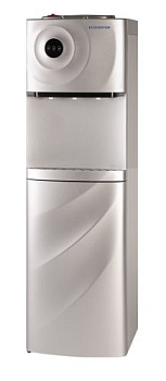 Кулер (диспенсер) ECOCENTER A-F510C со шкафчиком, серебристый